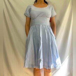 NWT Isaac Mizrahi Soft Blue Dress